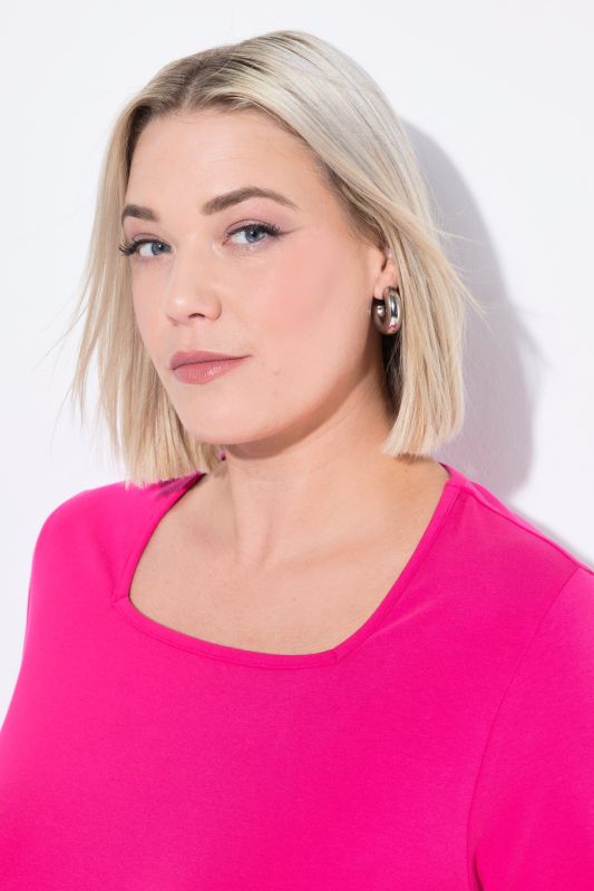 Essential Square Neck Stretch Tee