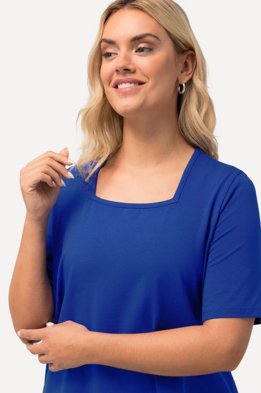 Essential Square Neck Stretch Tee