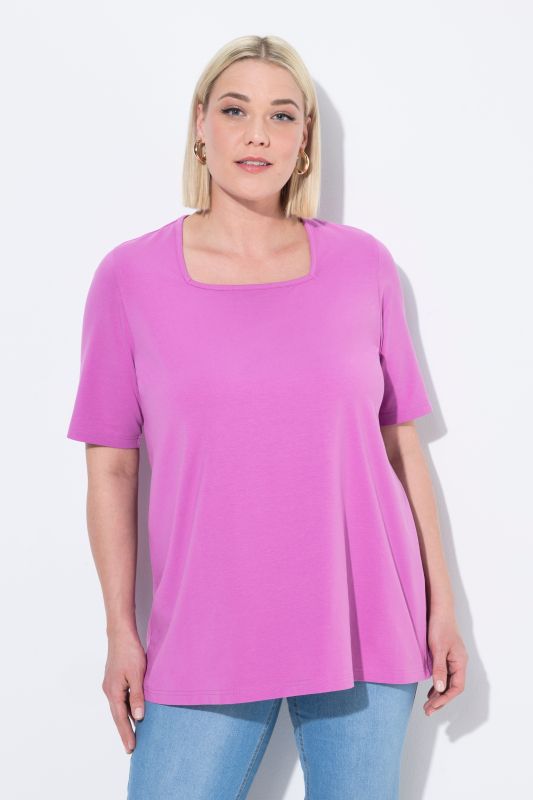 Essential Square Neck Stretch Tee