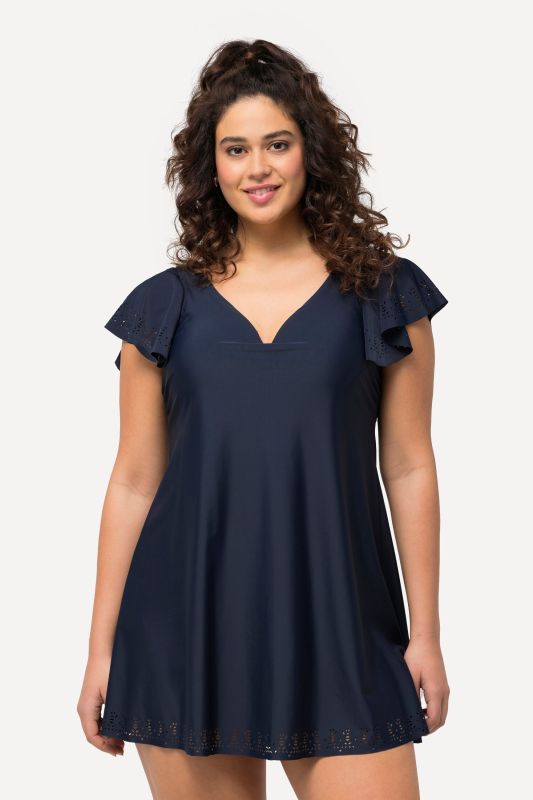 Laser Cut Swim Dress