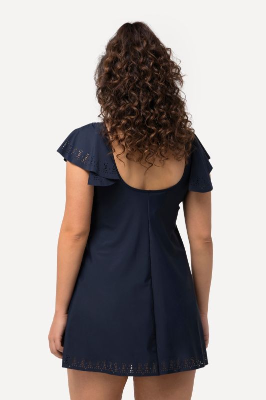 Laser Cut Swim Dress