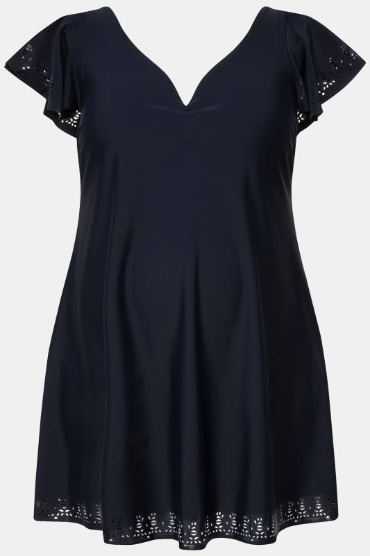 Laser Cut Swim Dress
