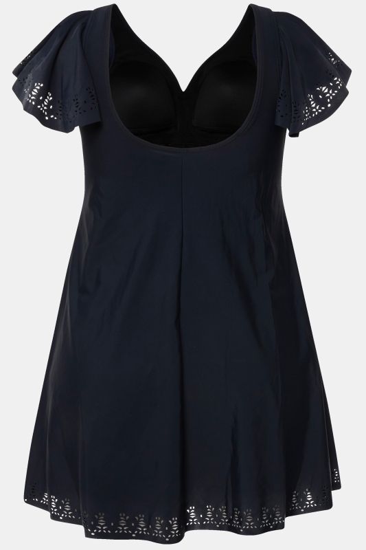 Laser Cut Swim Dress