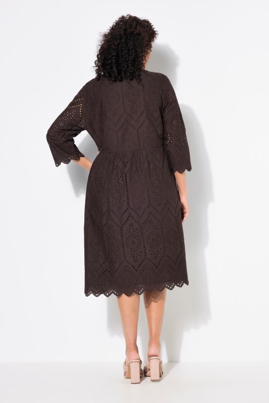 Lace Midi 3/4 Sleeve Dress