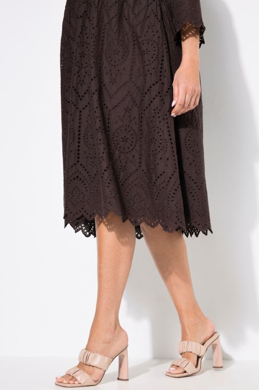 Lace Midi 3/4 Sleeve Dress