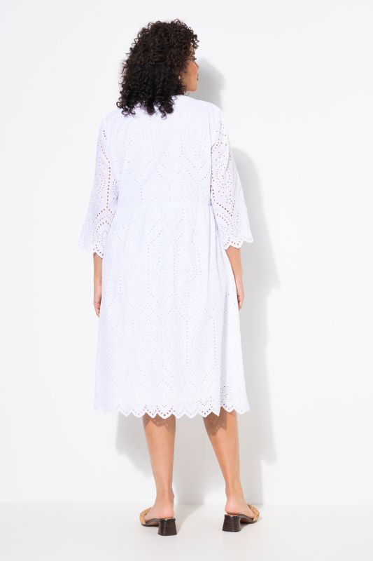 Lace Midi 3/4 Sleeve Dress