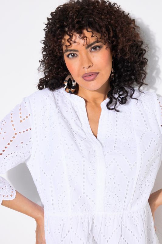 Lace Midi 3/4 Sleeve Dress