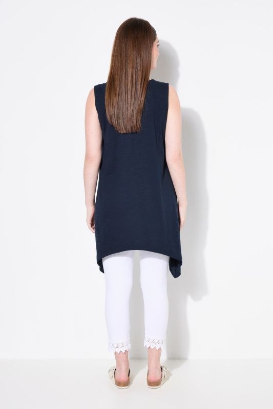 Eco Cotton Pointed Hem Tunic Tank