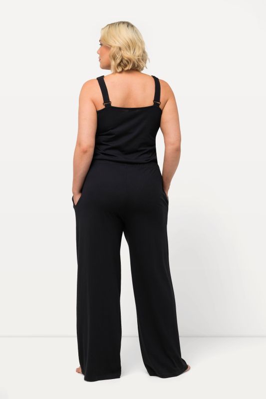 Jumpsuit, lace, V-neck, sleeveless