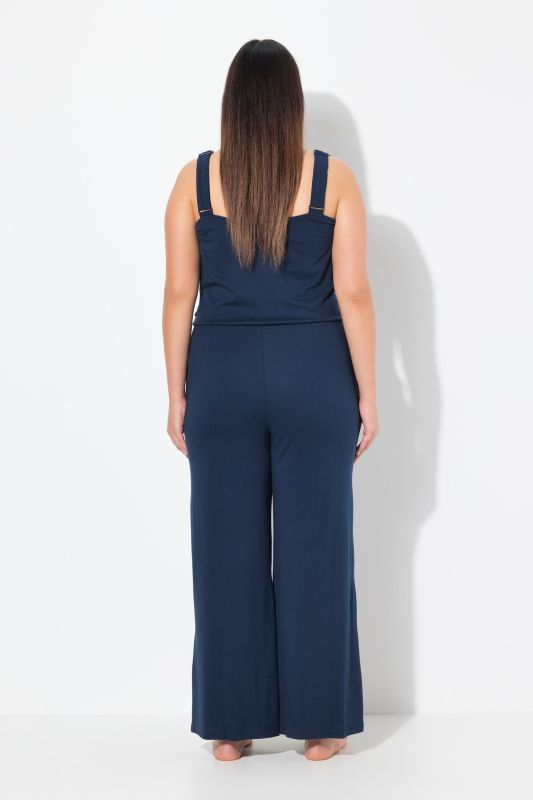 Jumpsuit, lace, V-neck, sleeveless