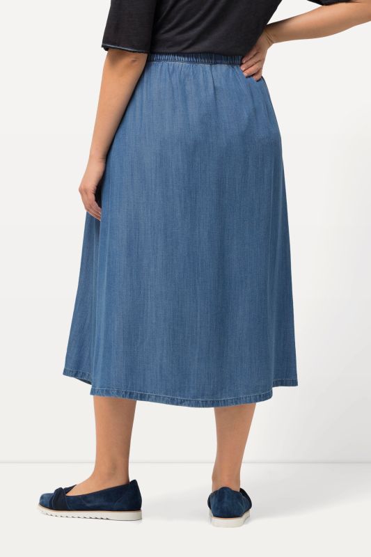 Denim Look Lyocell Skirt