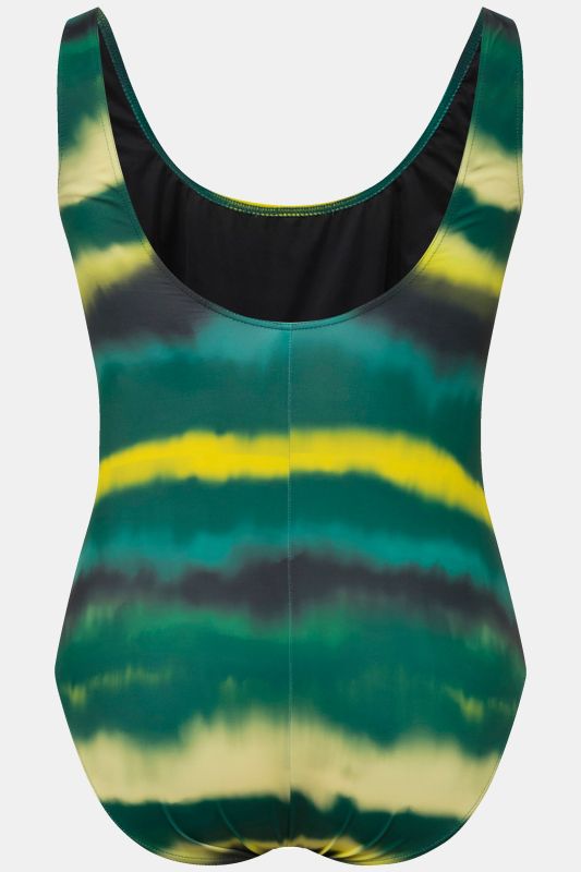 Tie Dye Striped One Piece Swimsuit