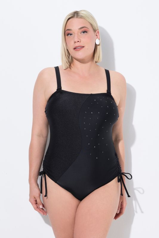 Rhinestone One Piece Swimsuit