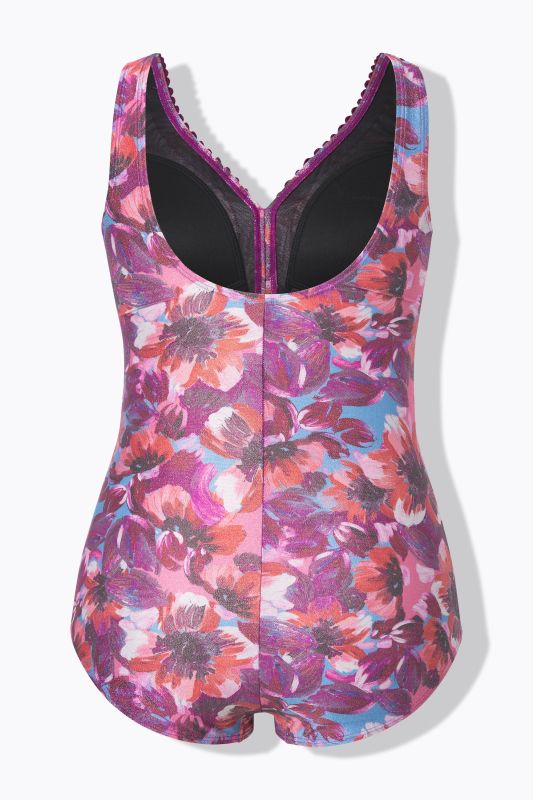 Sparkling Floral One Piece Swiimsuit