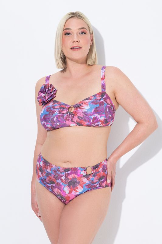 Sparkling Floral O-Ring Bikini Set