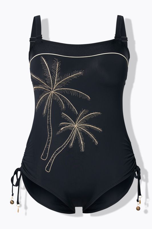 Palm Tree Convertible One Piece Swimsuit
