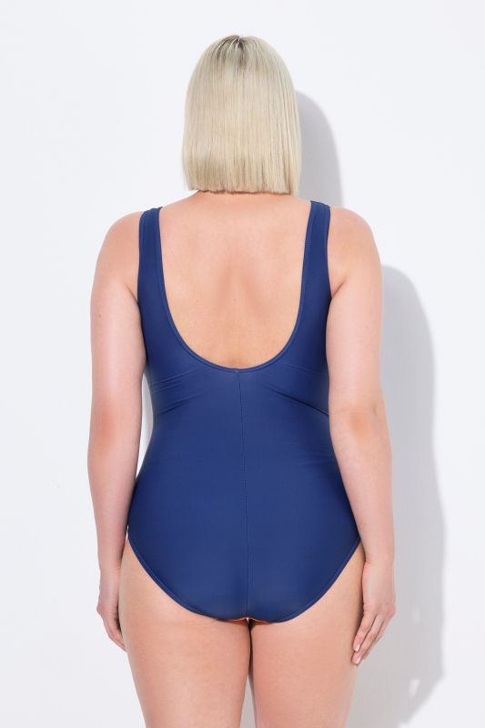 Colorblock Wave One Piece Swimsuit