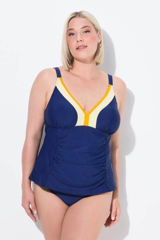 Colorblock Tankini Set
