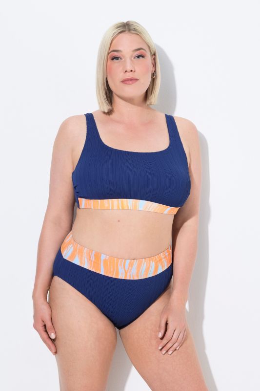 Textured Two Piece Bikini Set