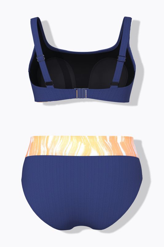 Textured Two Piece Bikini Set