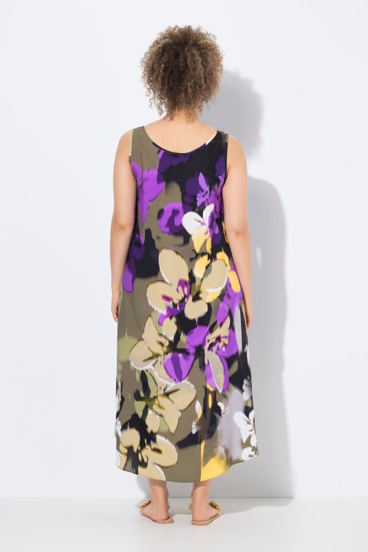 Floral Sleeveless A-Line Dress