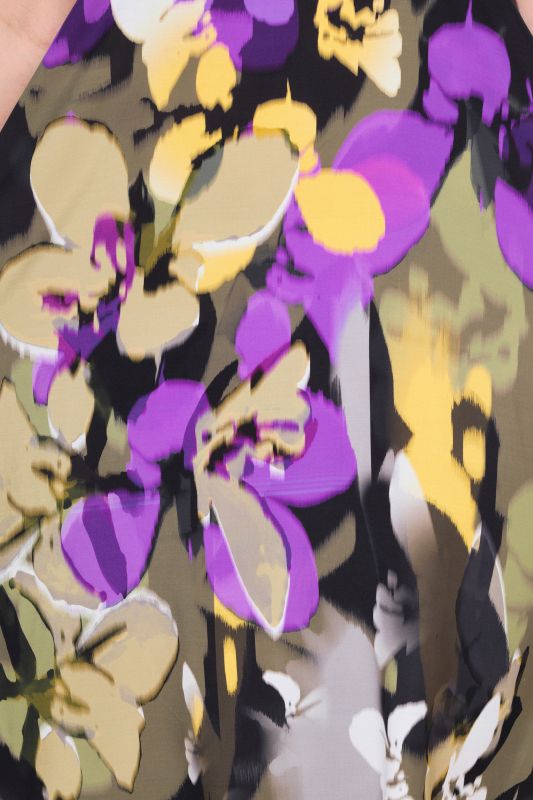 Floral Sleeveless A-Line Dress