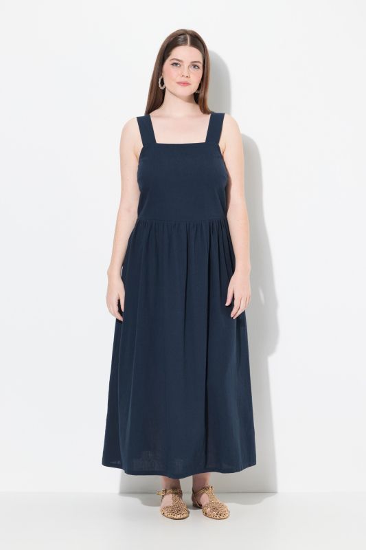 Eco Cotton Linen Blend Sleeveless Maxi Dress