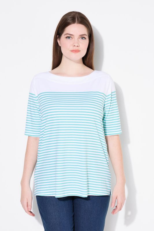 Breton Stripe Short Sleeve Boat Neck Tee