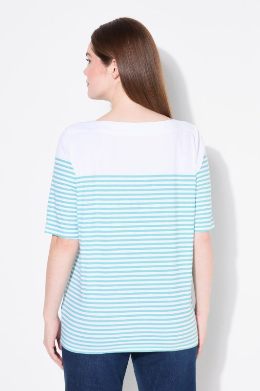 Breton Stripe Short Sleeve Boat Neck Tee
