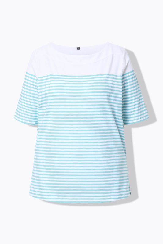 Breton Stripe Short Sleeve Boat Neck Tee