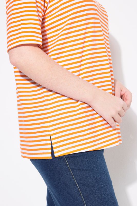 Breton Stripe Short Sleeve Boat Neck Tee