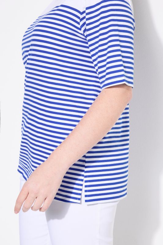 Breton Stripe Short Sleeve Boat Neck Tee