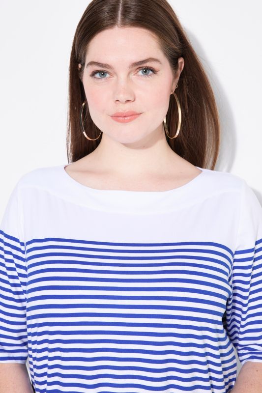 Breton Stripe Short Sleeve Boat Neck Tee