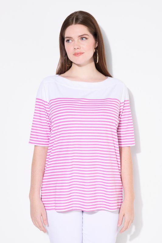 Breton Stripe Short Sleeve Boat Neck Tee