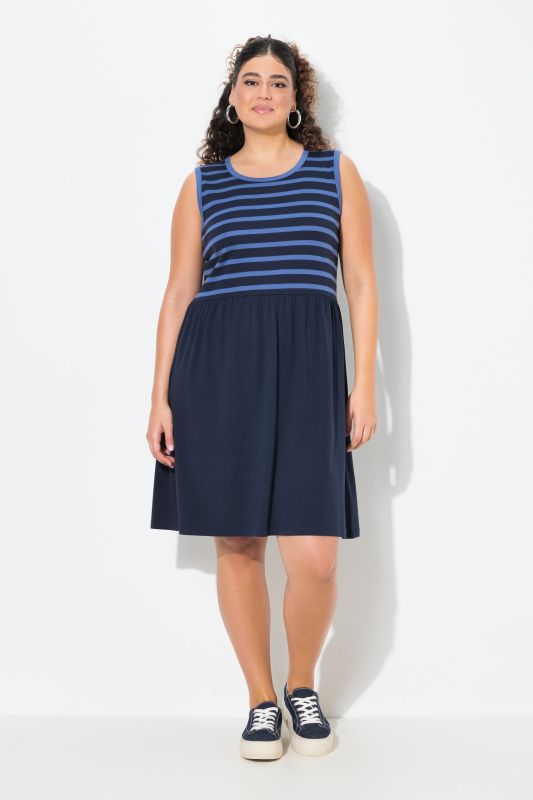Sleeveless Ribbed Jersey Dress