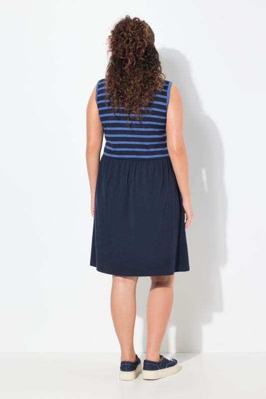 Sleeveless Ribbed Jersey Dress