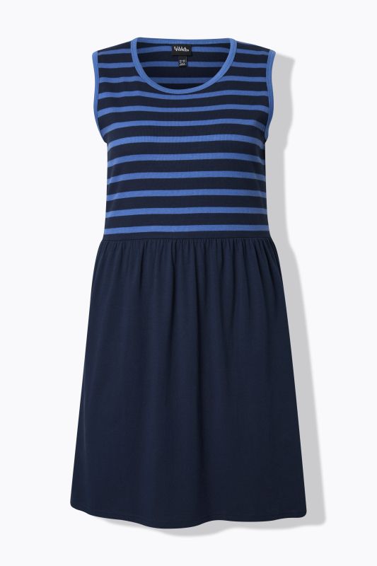Sleeveless Ribbed Jersey Dress