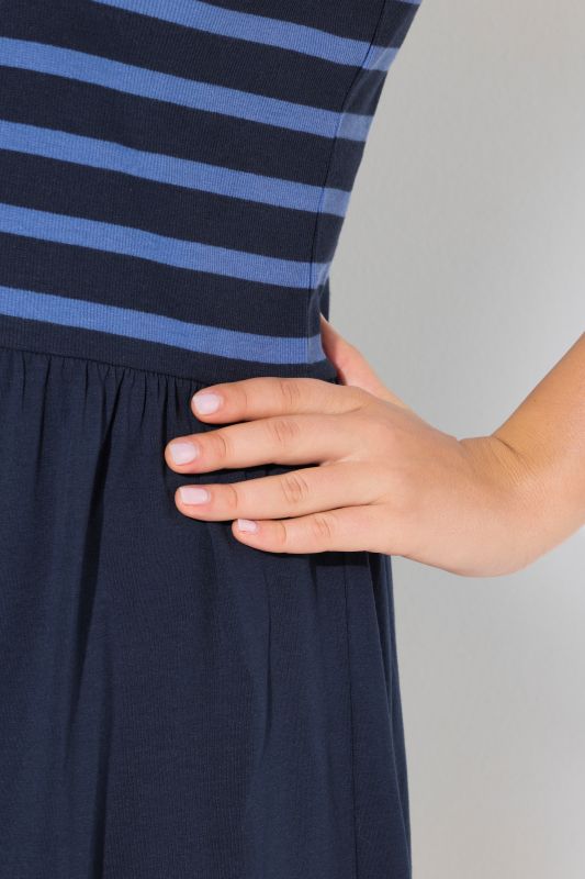 Sleeveless Ribbed Jersey Dress