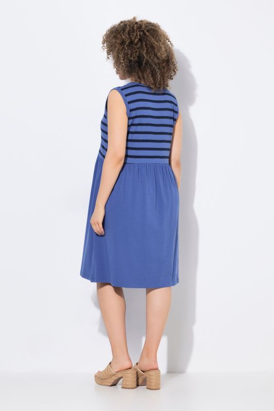 Sleeveless Ribbed Jersey Dress