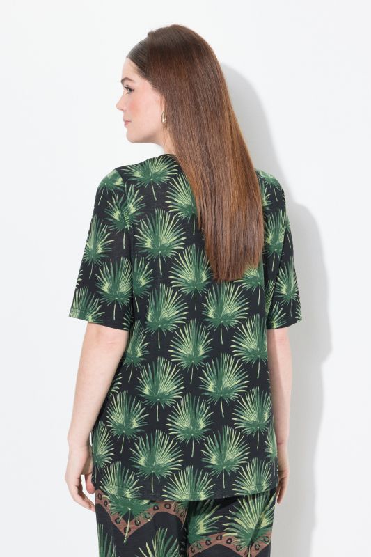 Eco Cotton Palm Leaf Short Sleeve Tee