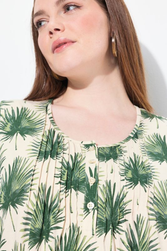 Eco Cotton Palm Leaf Short Sleeve Tee