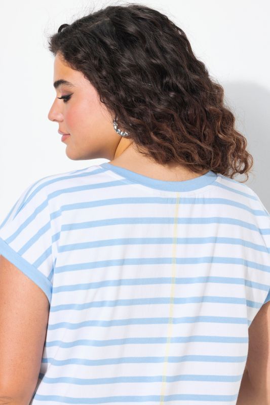 Striped Short Sleeve Citrus Graphic Tee