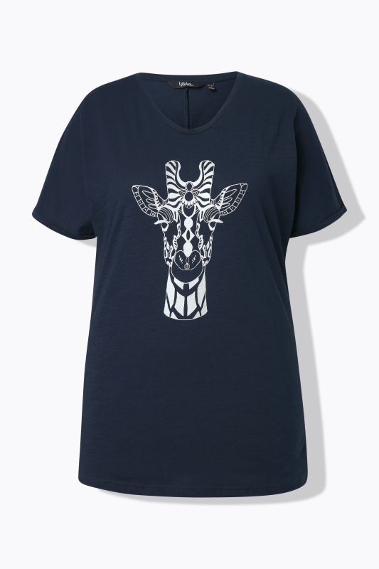 Mandala Animal Motif Short Sleeve Tee