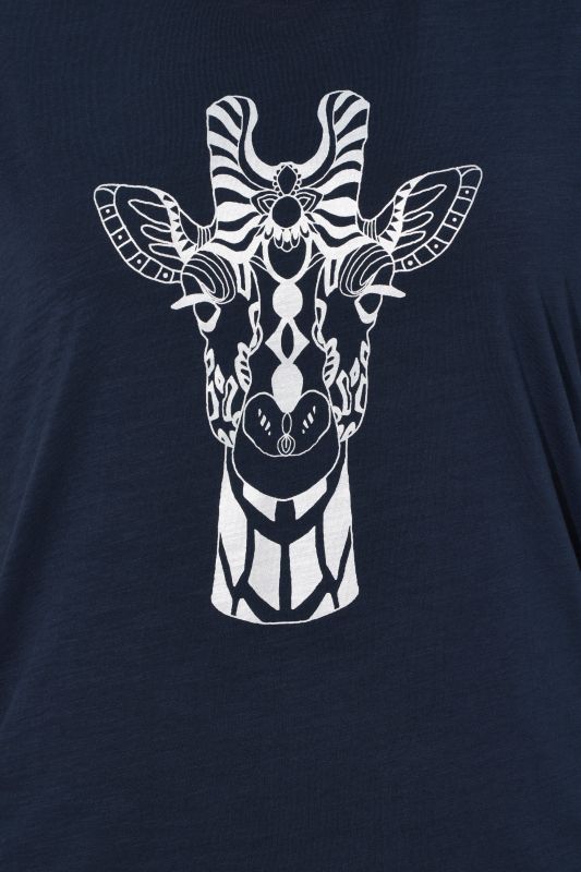 Mandala Animal Motif Short Sleeve Tee