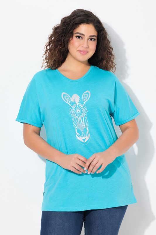 Mandala Animal Motif Short Sleeve Tee