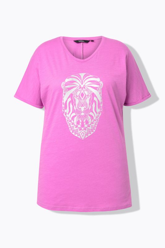 Mandala Animal Motif Short Sleeve Tee