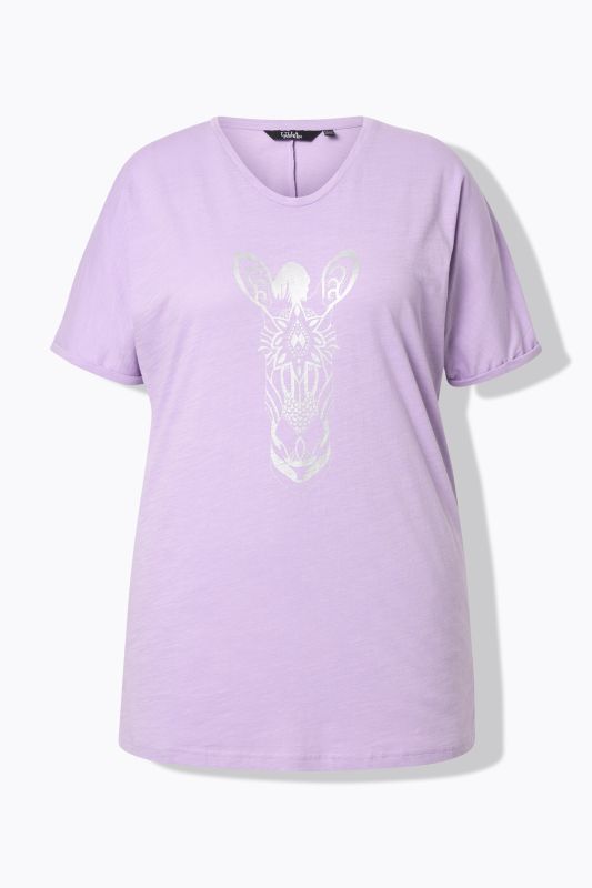 Mandala Animal Motif Short Sleeve Tee