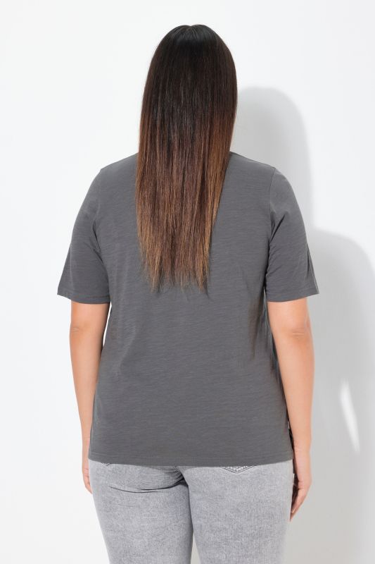 Textured Capetown Short Sleeve V-Neck Tee