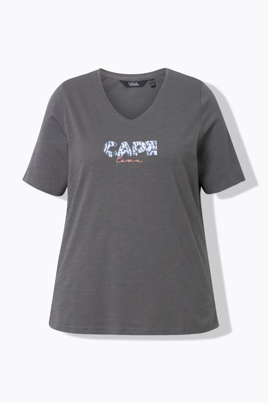 Textured Capetown Short Sleeve V-Neck Tee