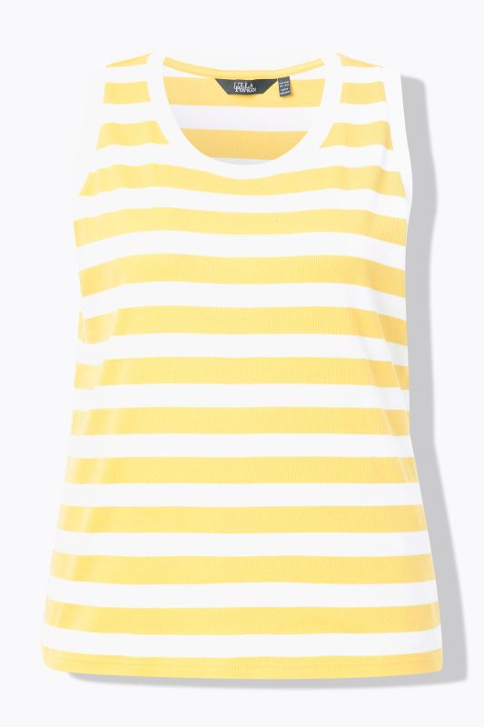 Striped Ribbed Tank